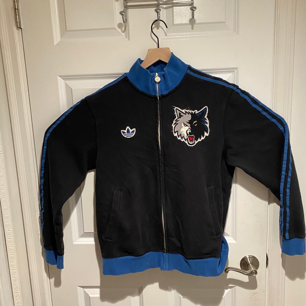 Vintage Timberwolves adidas jacket